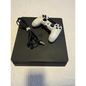 Sony PlayStation 4 Slim 500GB Gaming Console with Controller - Black TESTED